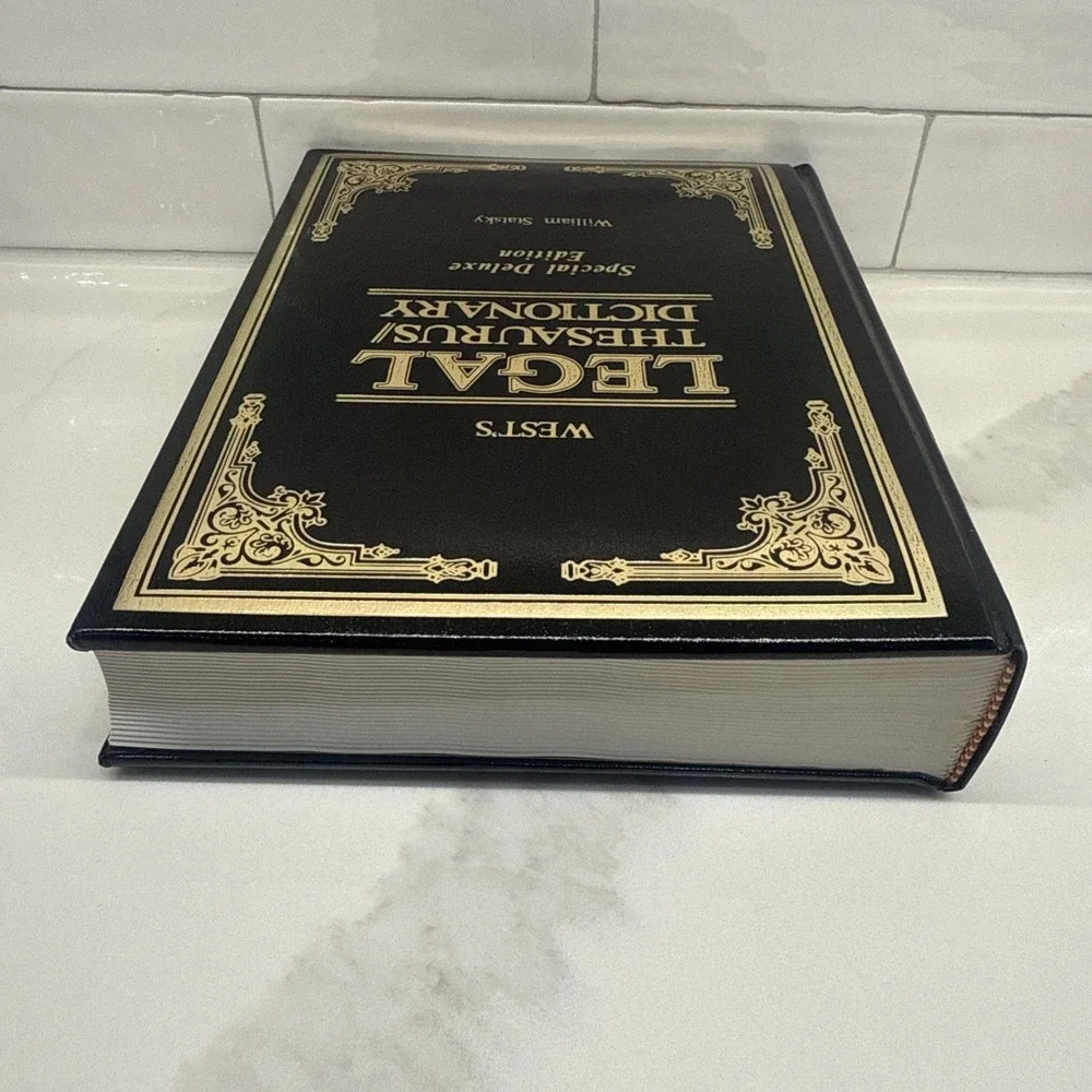 West's Legal Thesaurus / Dictionary by William Statsky, Special Deluxe Edition